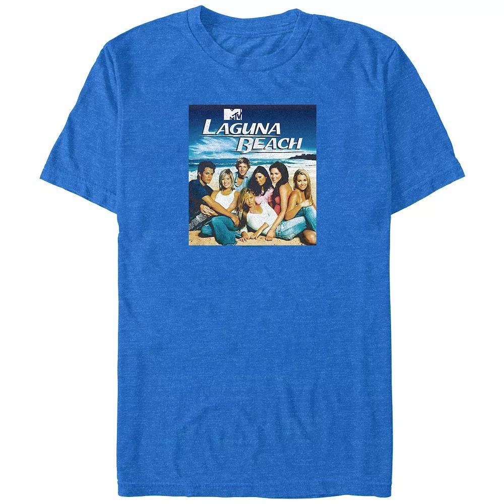 Big & Tall Laguna Beach Poster Graphic Tee, Men's,  Product Image