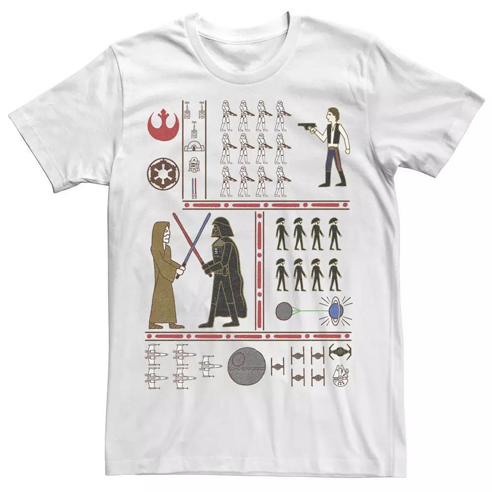 Men's Star Wars Hieroglyphic Style Tee,  Product Image
