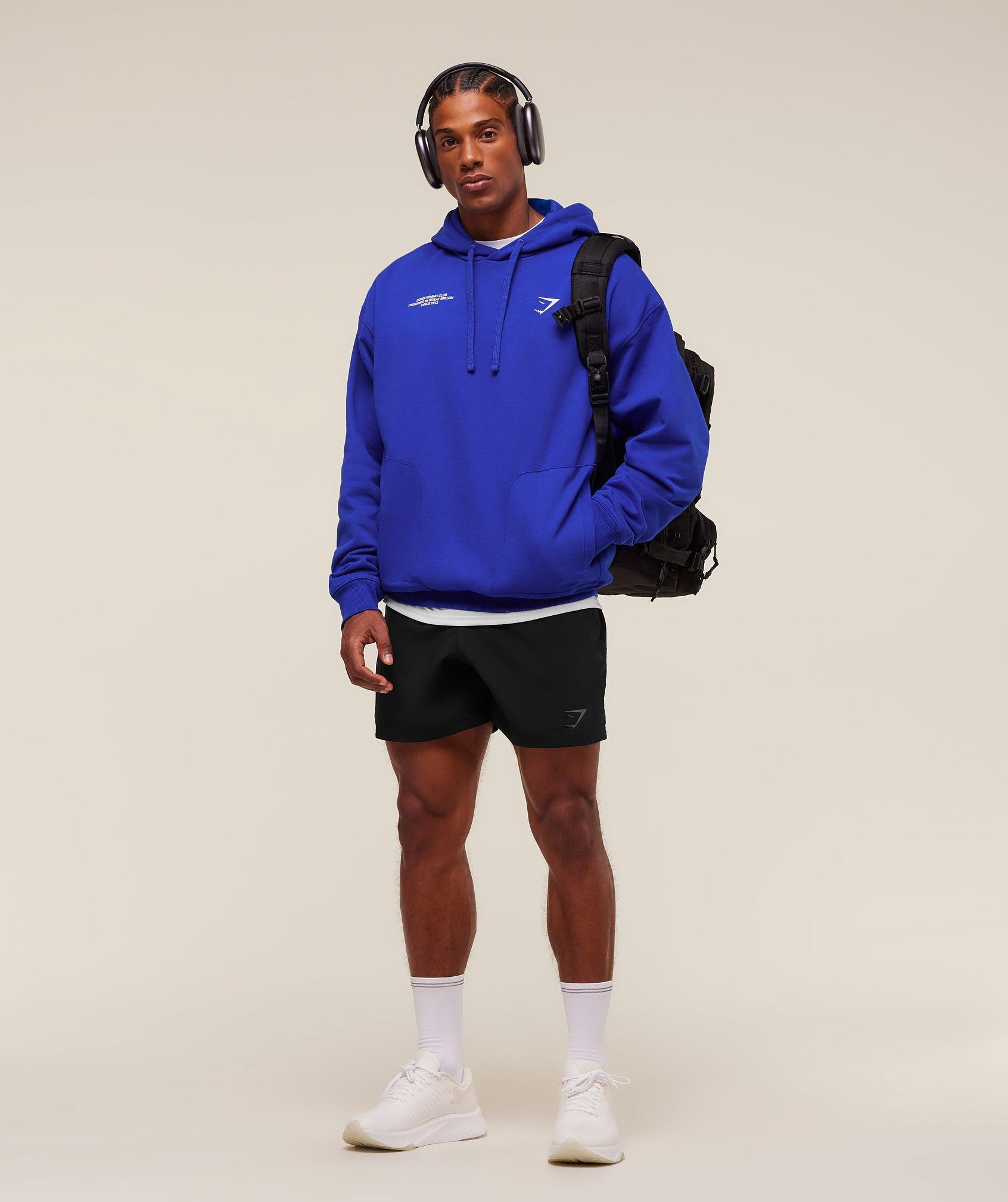 Gymshark Conditioning Club Hoodie - Athletic Blue Male Product Image