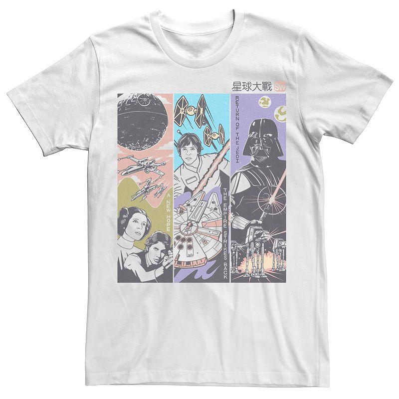 Men's Star Wars Triptych Graphic Tee, Size: Small, Natural Product Image