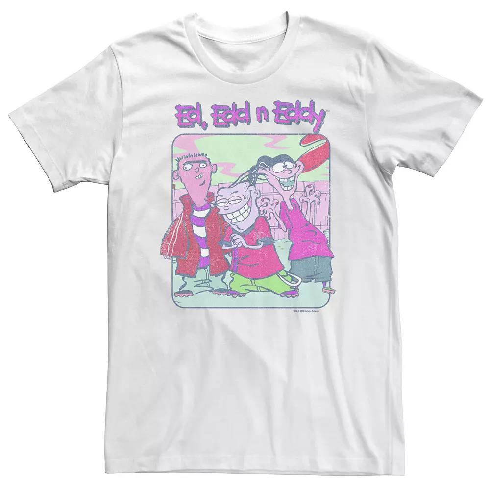 Big & Tall Ed, Edd & Eddy Distressed Poster Tee, Men's, Size: XL Tall, White Product Image