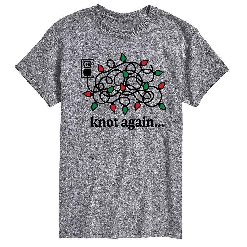 Men's Knot Again Lights Graphic Tee, Size: Large, White Product Image