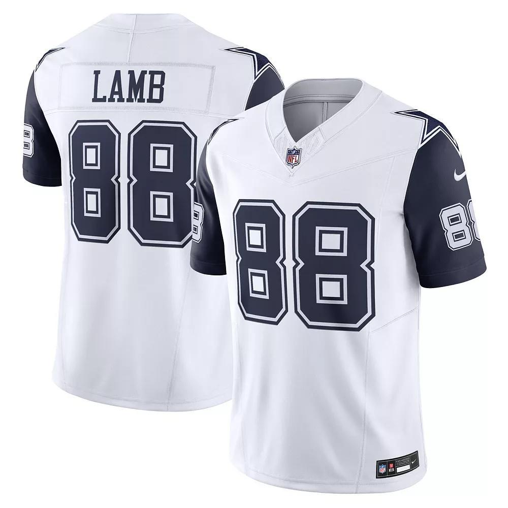 Men's Nike CeeDee Lamb White Dallas Cowboys Vapor F.U.S.E. Limited Jersey,  Product Image