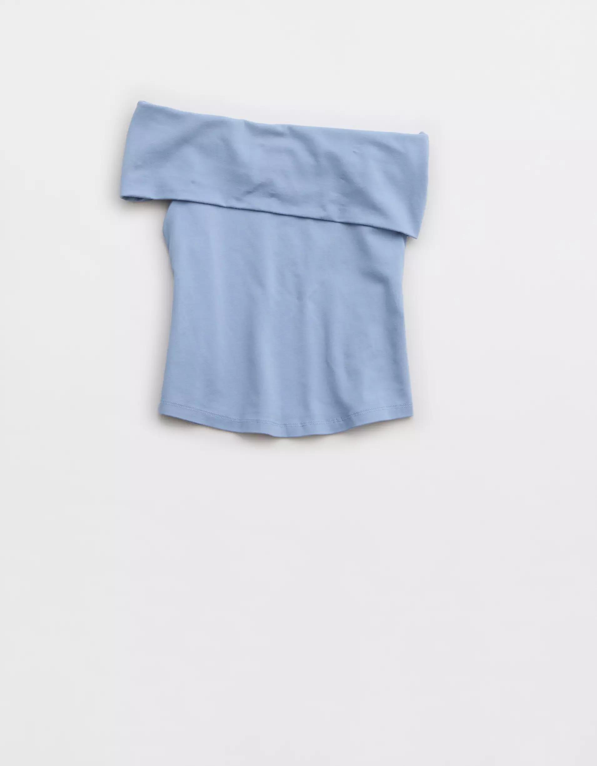 Aerie Chill Up Off The Shoulder Top Product Image