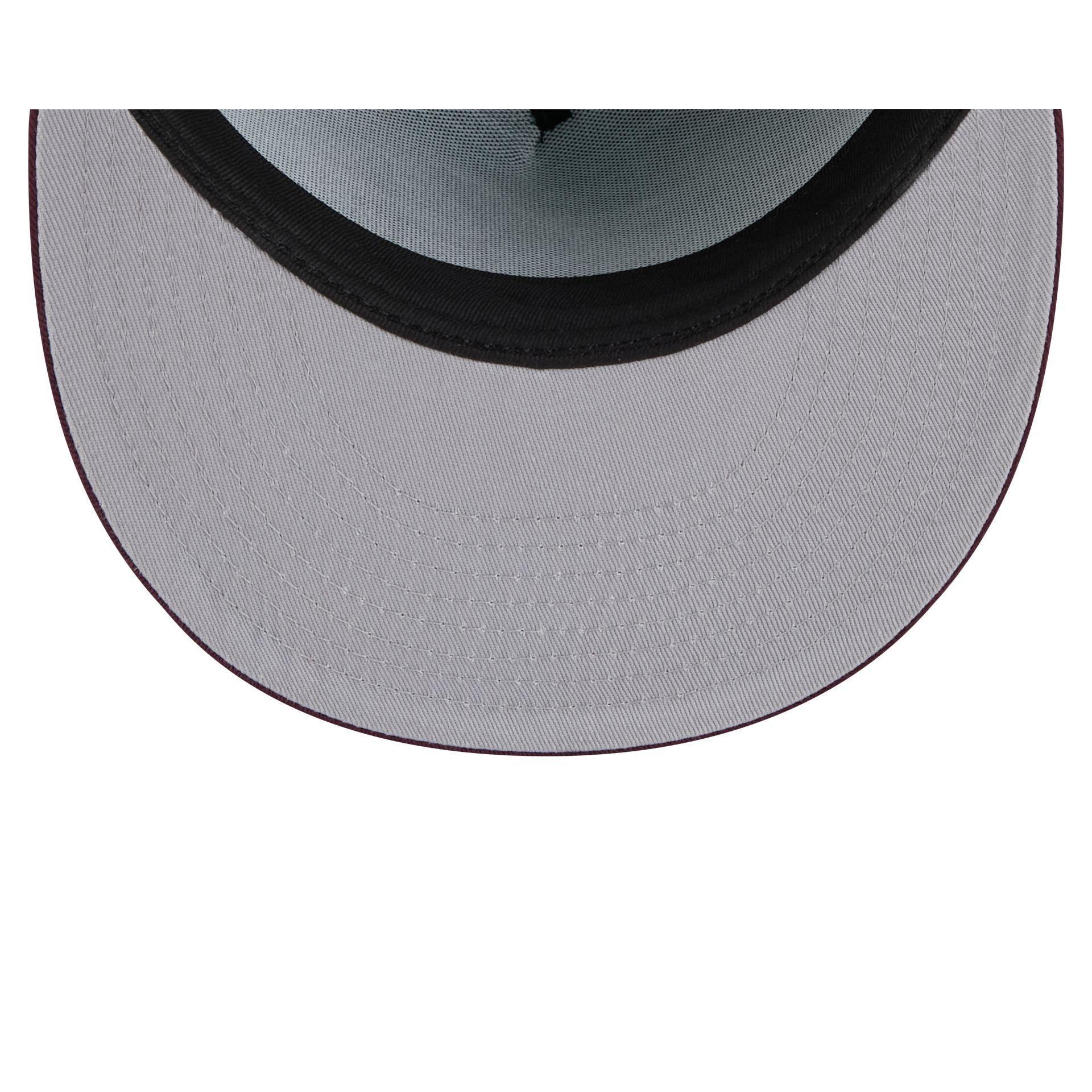 Atlanta Braves Beach Kiss Blue 59FIFTY A-Frame Fitted Hat Male Product Image