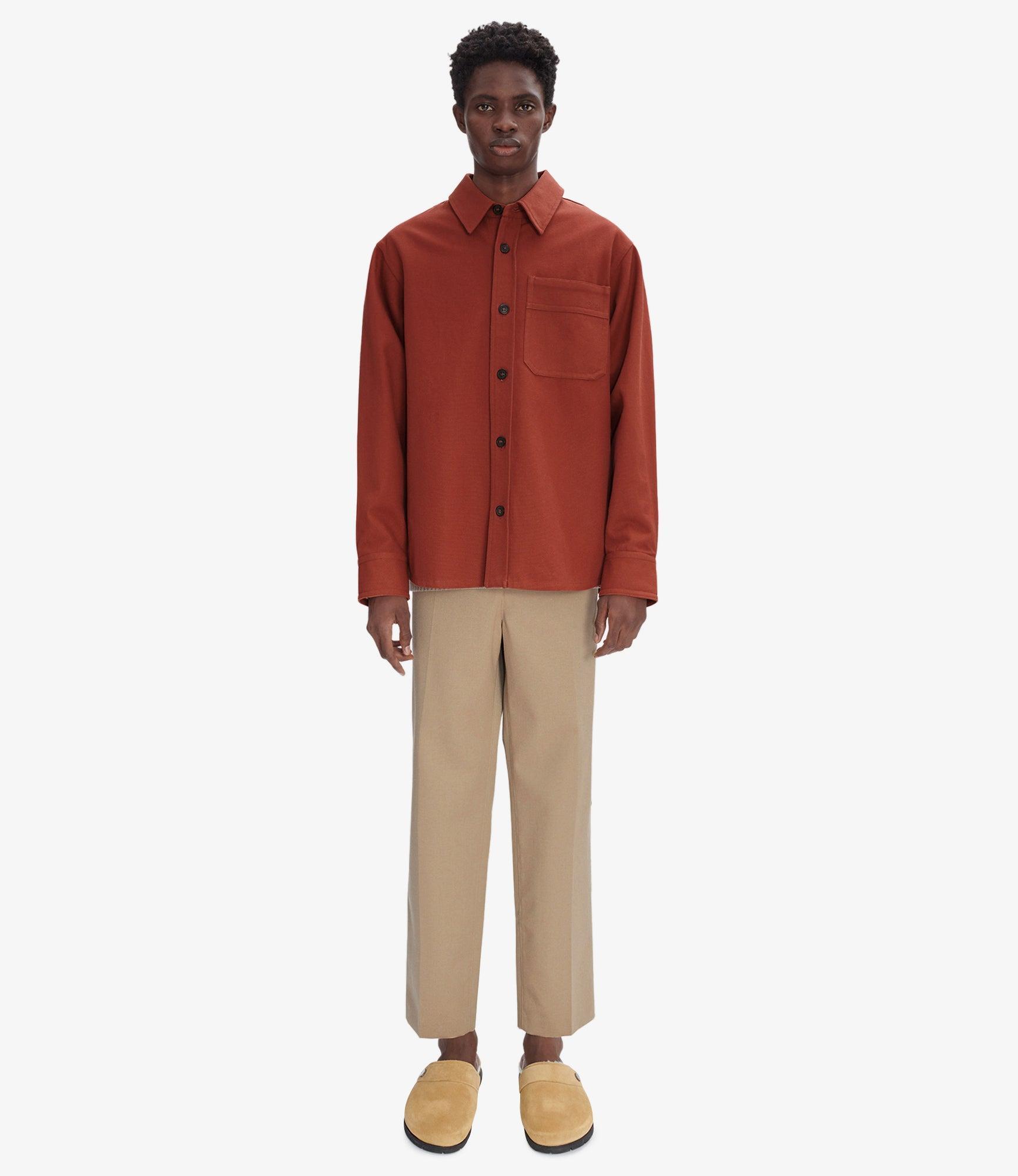 Basile Brodée Poitrine overshirt Male Product Image