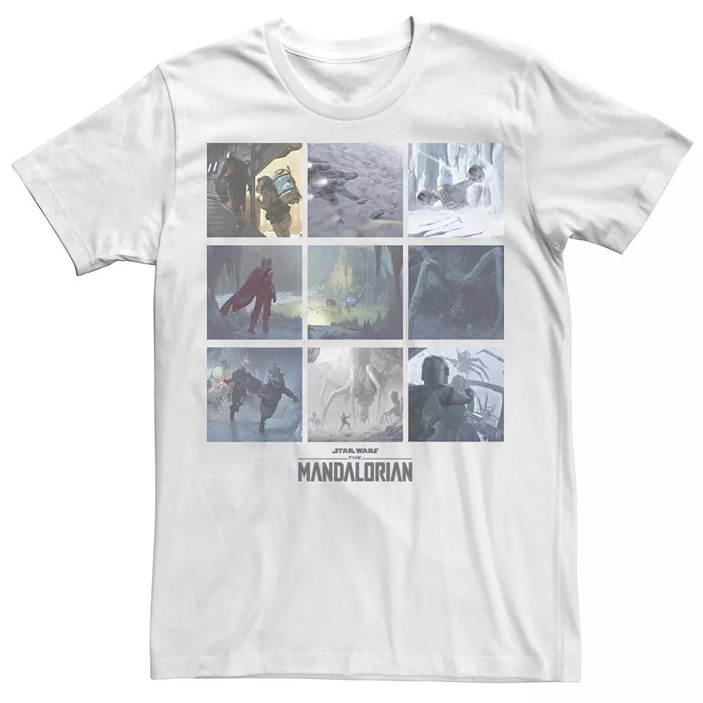 Big & Tall Star Wars: The Mandalorian Chapter 10 Concept Art Box Up R7 Tee, Men's, Size: 4XL, White Product Image