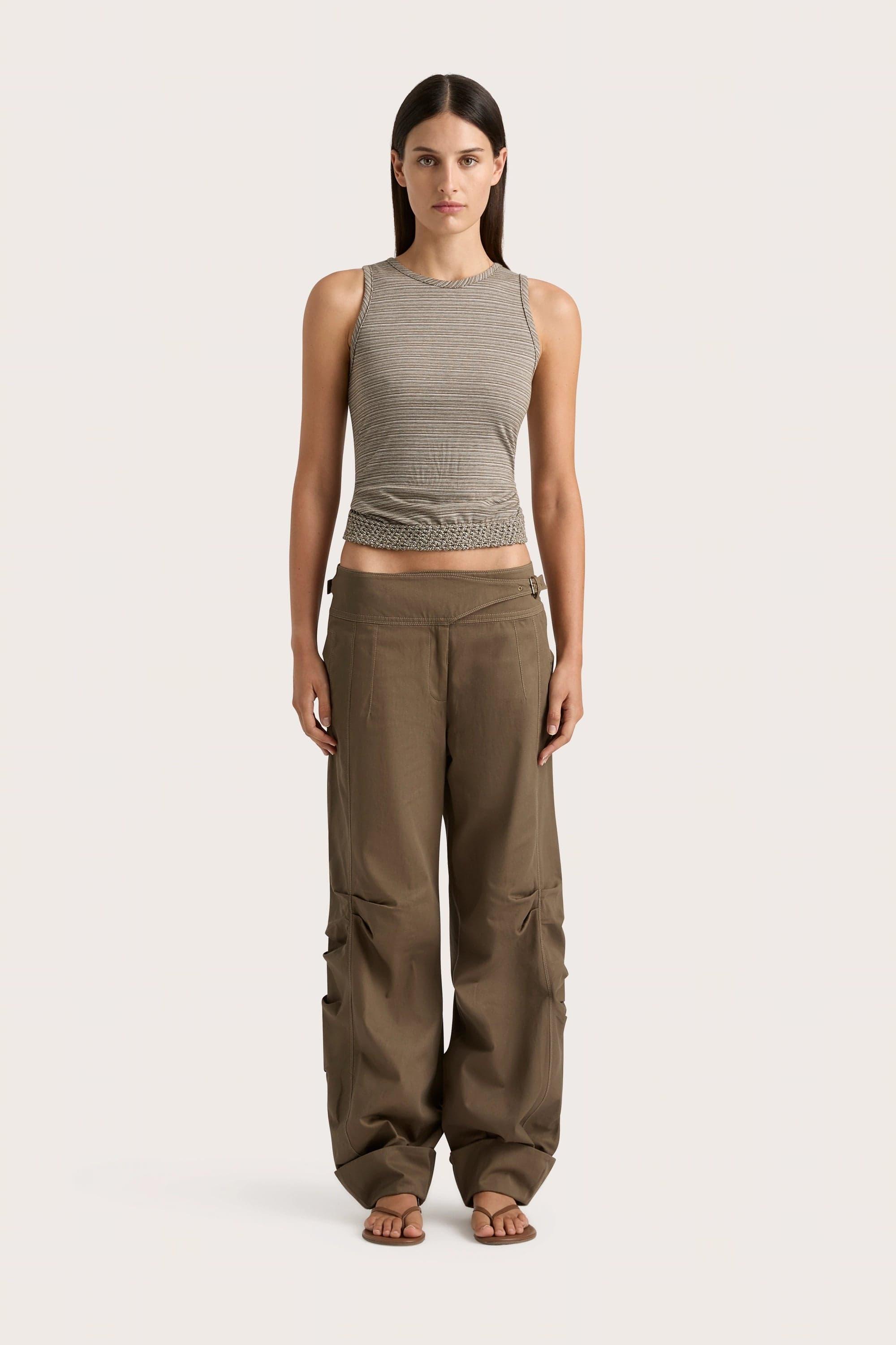 Calais Pant Walnut - Final Sale Product Image