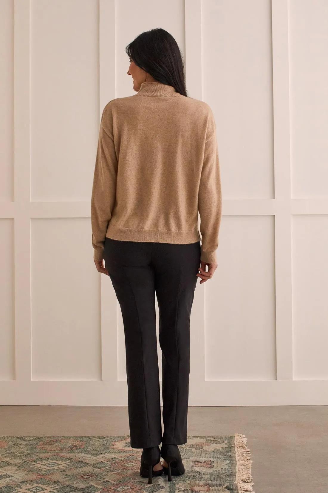 SUPER STRETCH PONTE PULL-ON MICROFLARE PANT Product Image