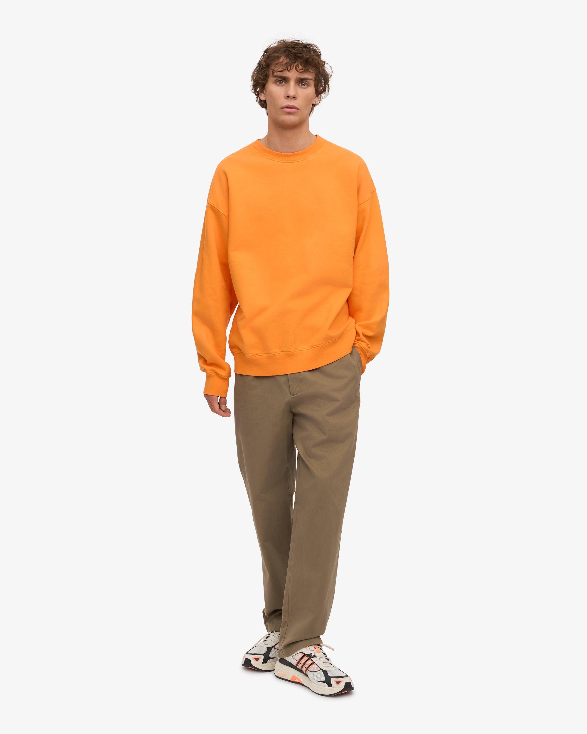 Organic Oversized Crew - Sunny Orange Product Image