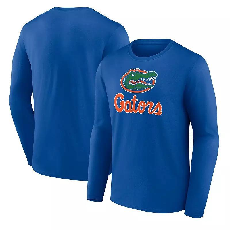 Mens Fanatics Royal Florida Gators Team Lockup Long Sleeve T-Shirt Product Image