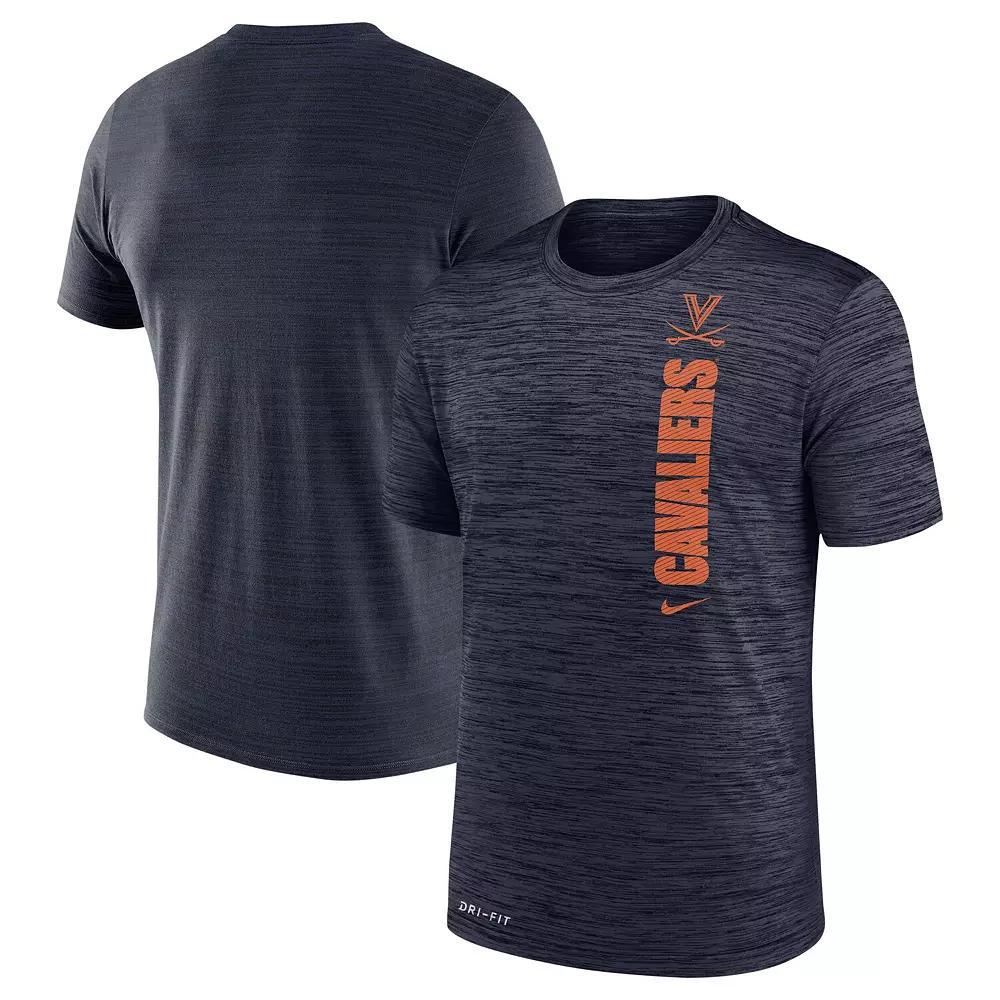 Men's Nike Navy Virginia Cavaliers 2024Â Sideline Velocity Legend Performance T-Shirt,  Product Image