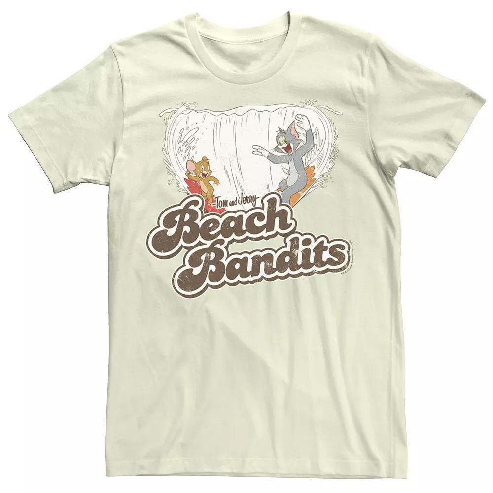 Men's Looney Tunes Tom & Jerry Beach Bandits Distorted Tee,  Product Image