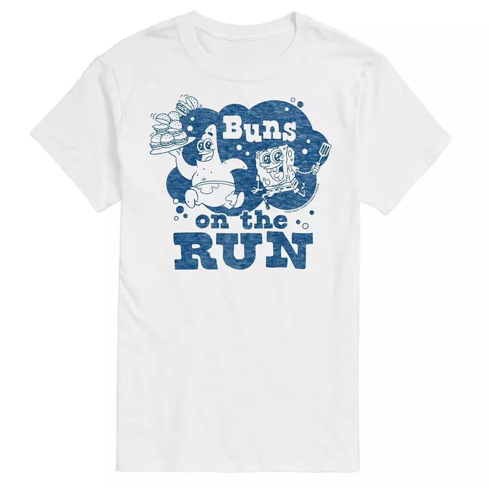 Men's Nickelodeon SpongeBob SquarePants Buns On The Run Graphic Tee,  Product Image