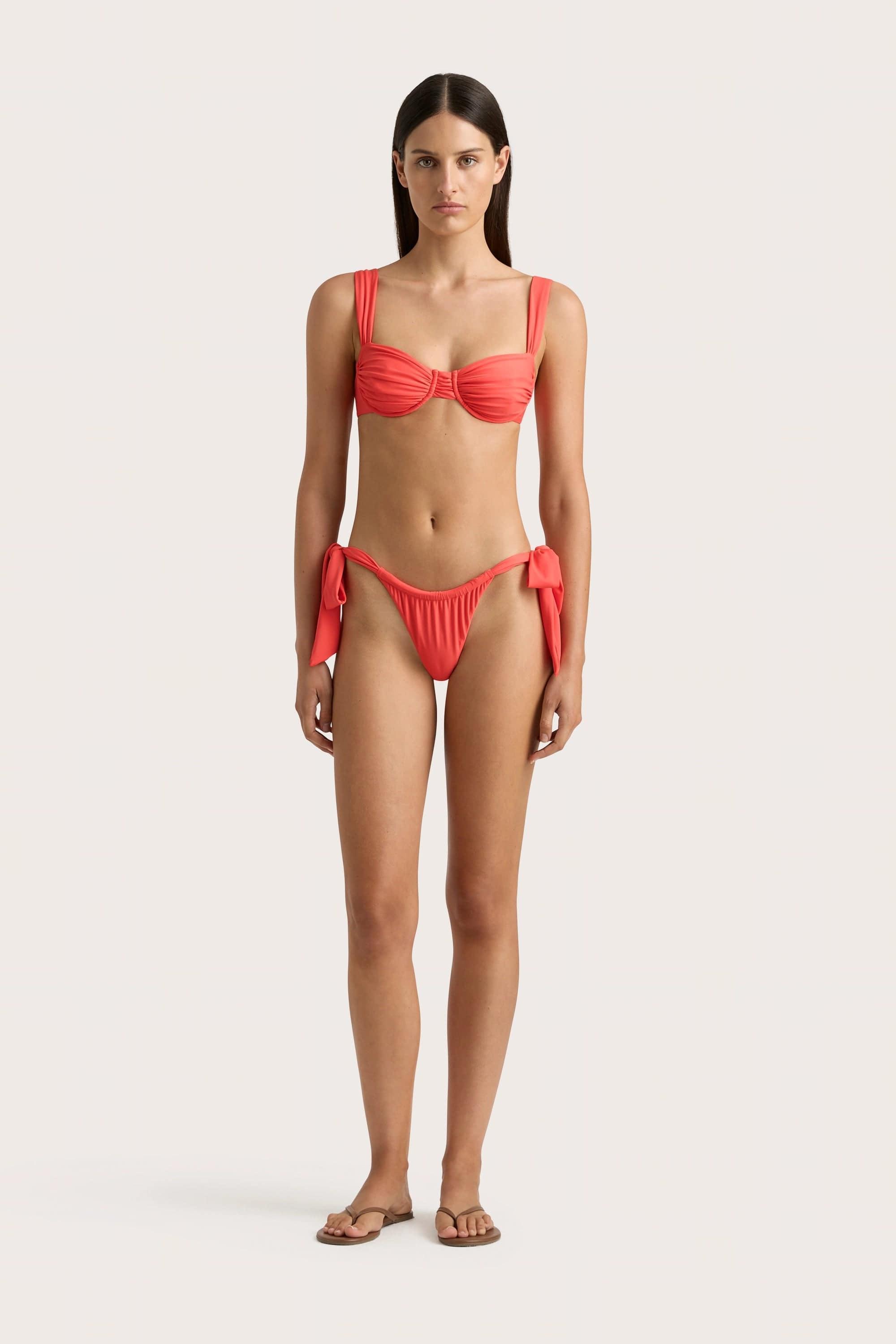 Jean Swim Top Vermillion - Final Sale Product Image