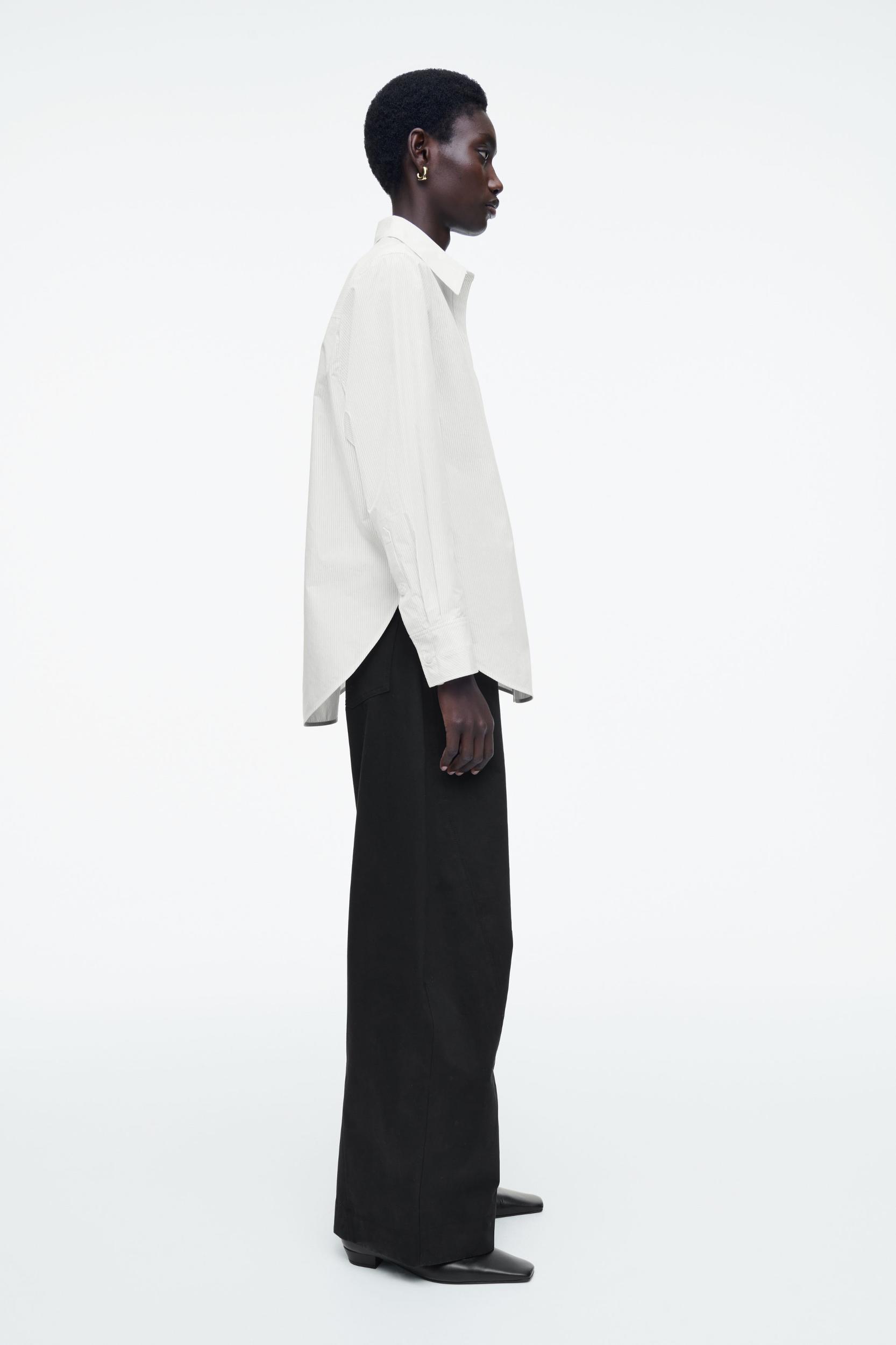 DRAPED-PANEL BLOUSE Product Image