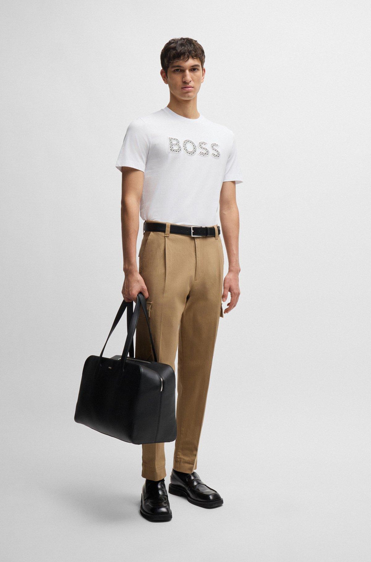 Cotton-jersey T-shirt with logo detail Product Image