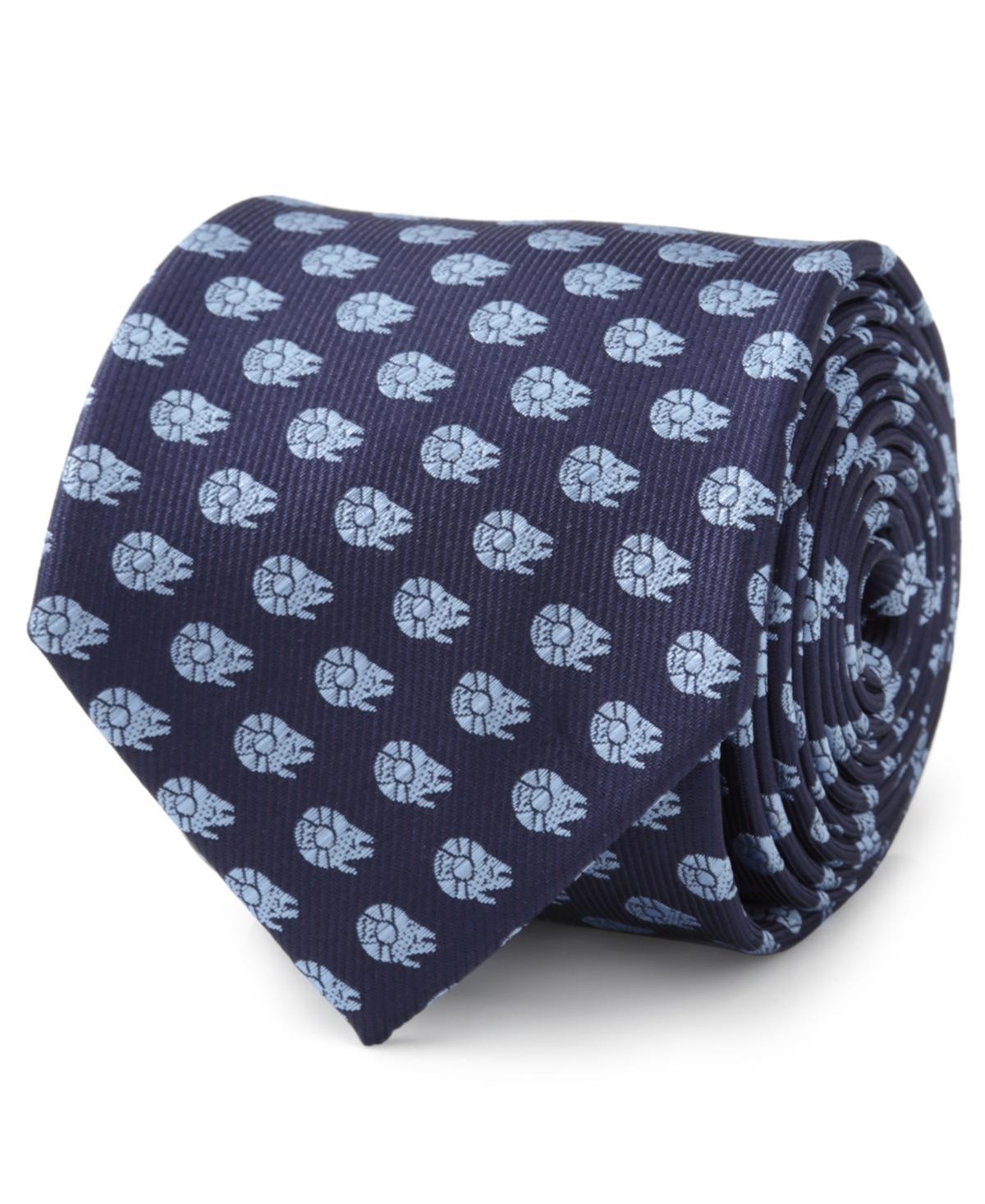 Men's Star Wars Pattern Tie, Millennium Blue Product Image