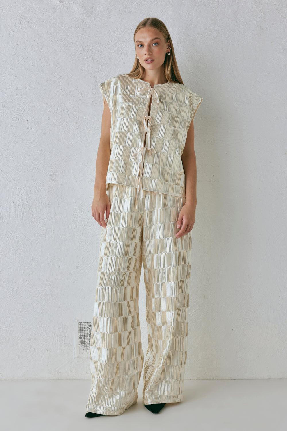 Enni Smock Top Cream Product Image