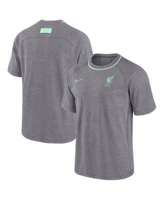 Mens Nike Heather Charcoal Liverpool Travel Raglan T-Shirt Product Image