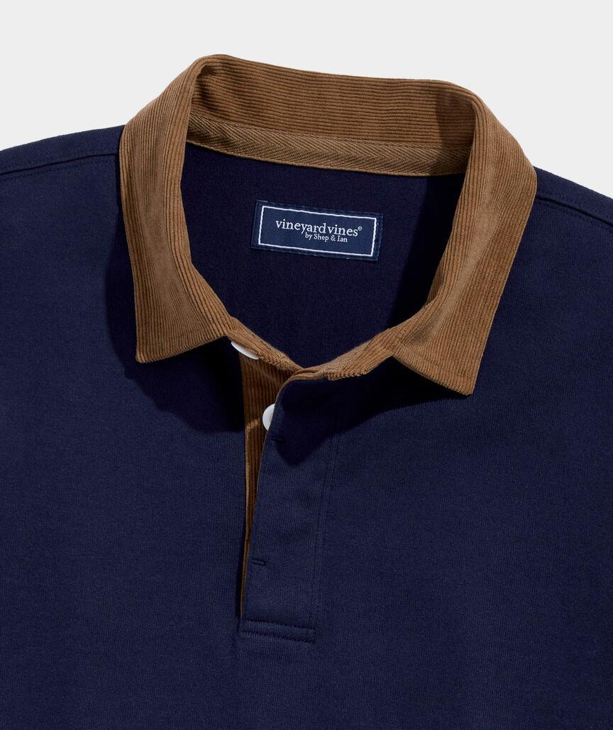 Corduroy Collar Rugby Shirt Product Image