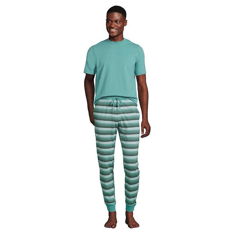 Mens Lands End Jersey Pajama Sleep Set Product Image