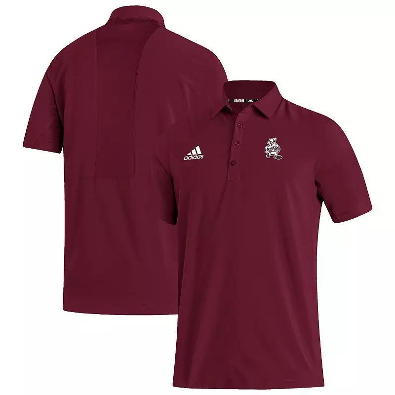 Men's adidas Maroon Texas A&M Aggies Ol' Sarge Stadium Coaches AEROREADY Polo,  Product Image