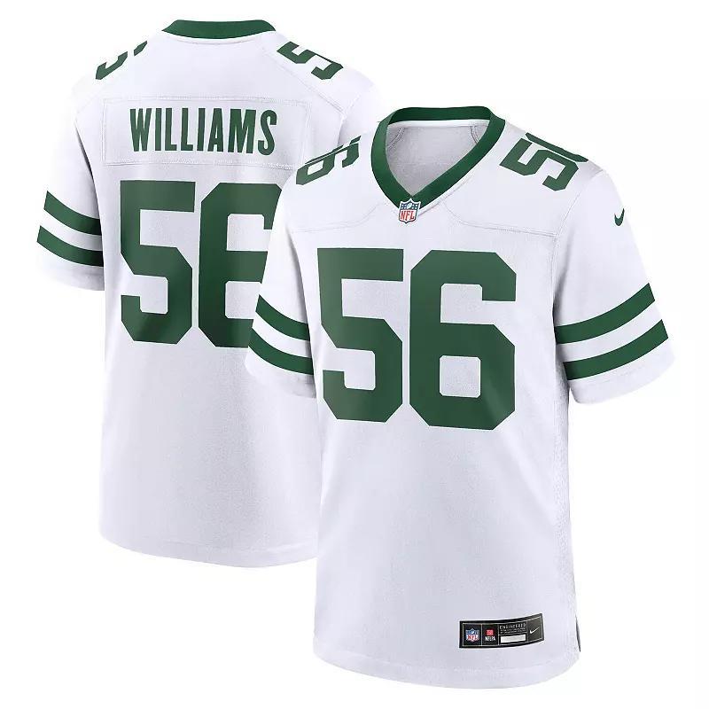 Men's Nike Quincy Williams Legacy White New York Jets Game Jersey, Size: Small Product Image