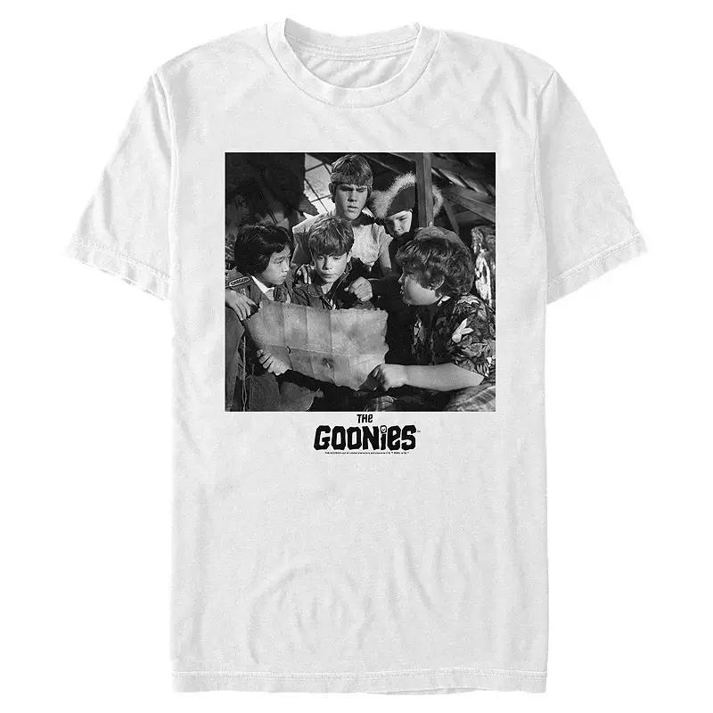 Men's The Goonies Map Scene Graphic Tee, Size: XL, White Product Image