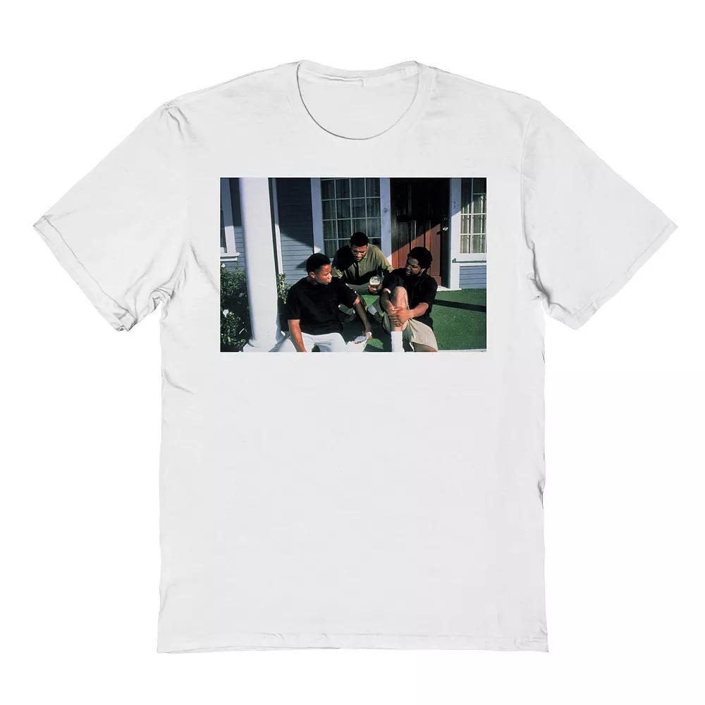 Men's Boyz N The Hood Porch Photo Graphic Tee, Size: XXL, White Product Image