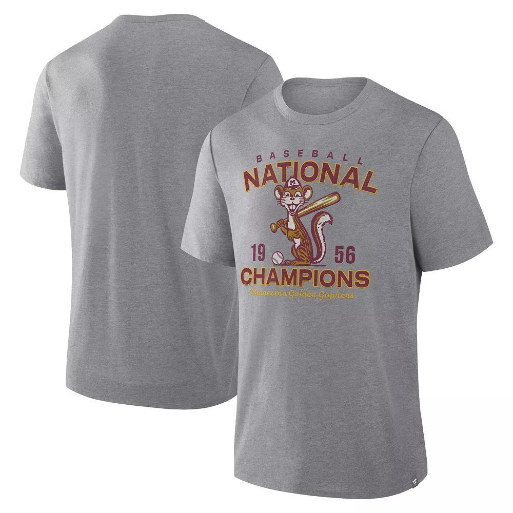 Men's Fanatics Gray Minnesota Golden Gophers Dynamic Showdown Tri-Blend T-Shirt,  Product Image