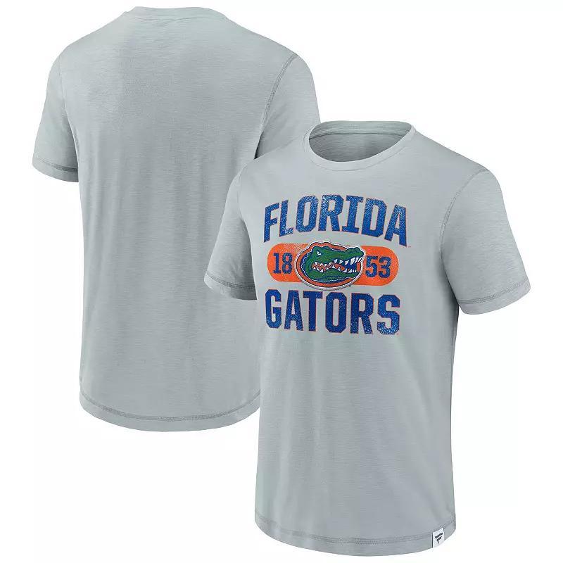 Men's Fanatics Gray Florida Gators True Classics Slub Elevated T-Shirt, Size: 2XL, Grey Product Image