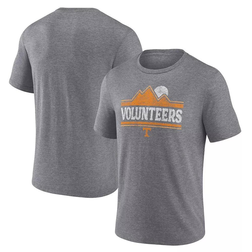 Men's Fanatics Heather Gray Tennessee Volunteers Favorite Play Tri-Blend T-Shirt, Size: Small, Grey Product Image