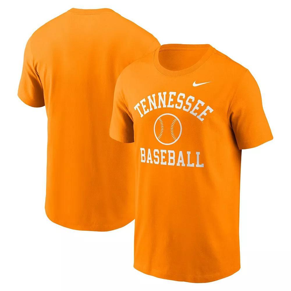 Men's Nike Tennessee Orange Tennessee Volunteers Essential Baseball Arch T-Shirt, Size: Large Product Image