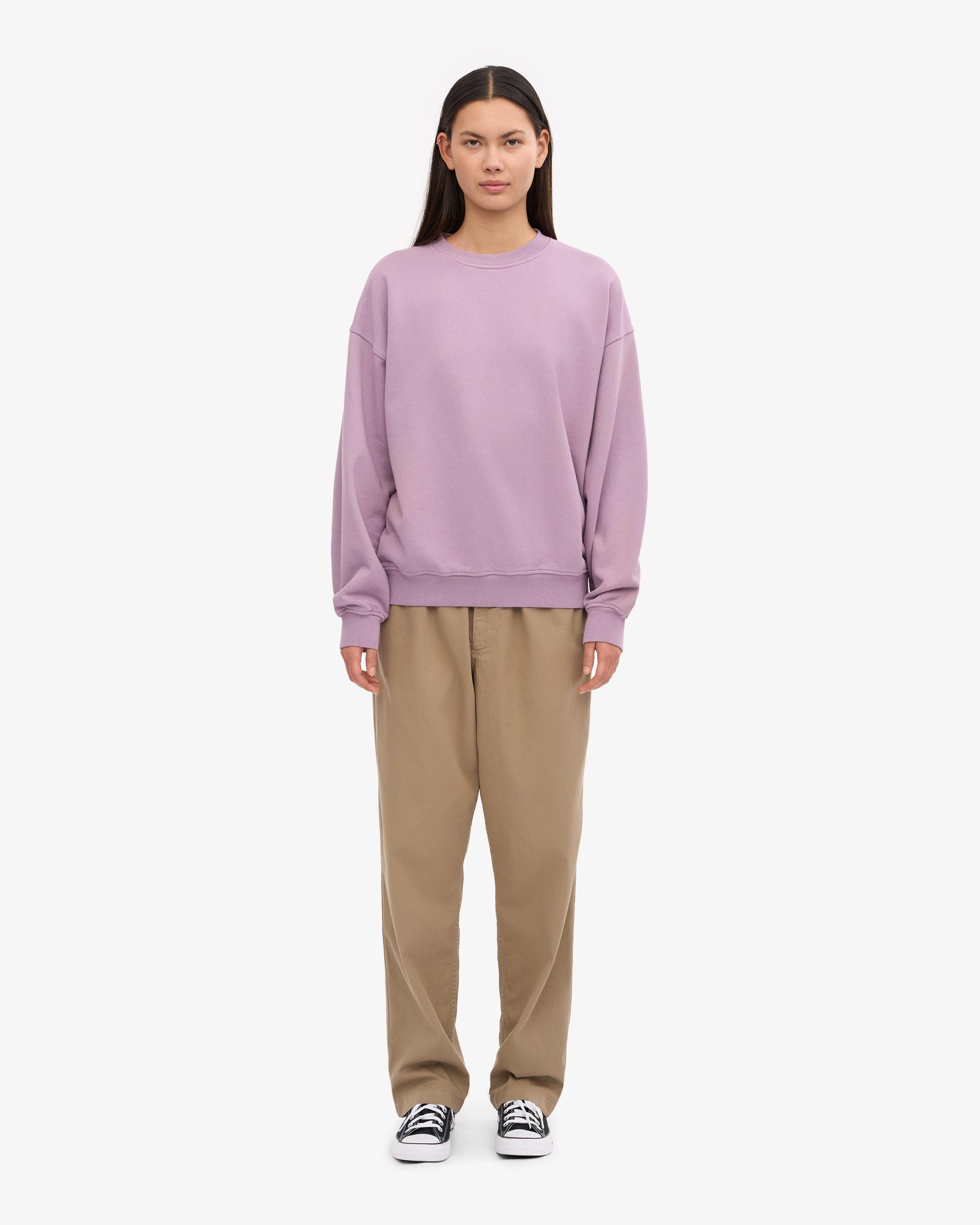 Organic Oversized Crew - Pearly Purple Product Image