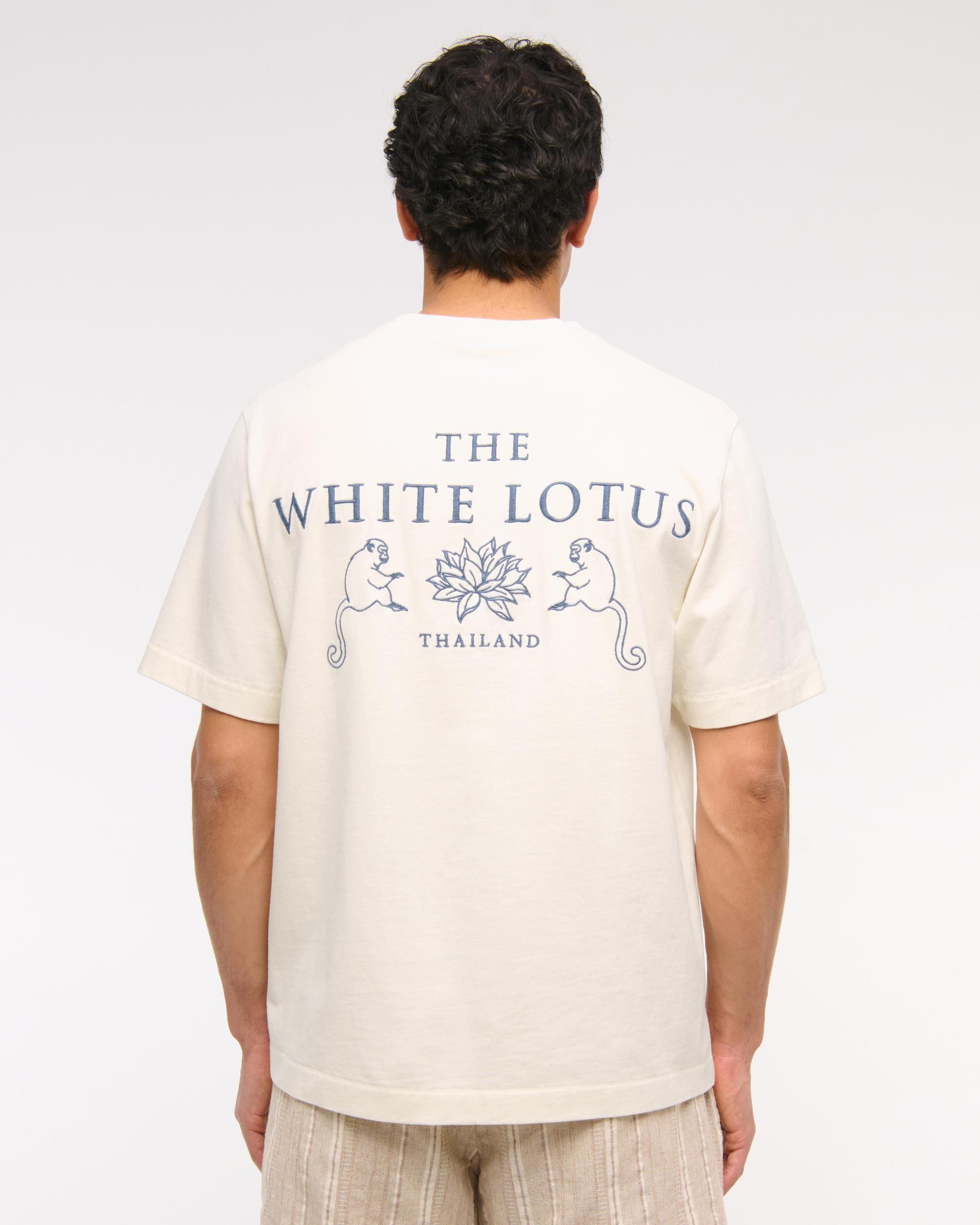 Premium Heavyweight The White Lotus Graphic Tee Product Image