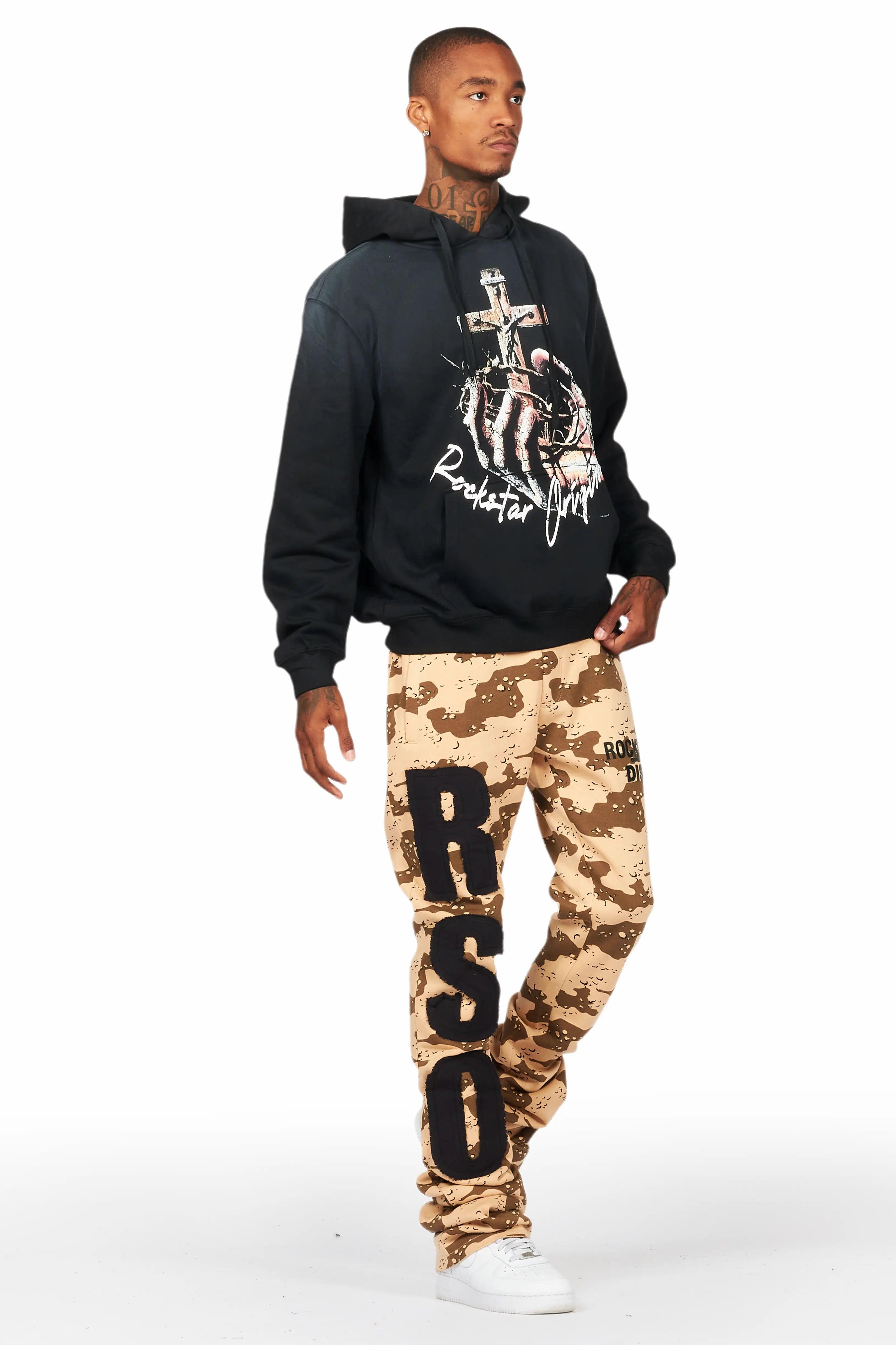 Bansi Desert Camo Super Stacked Trackpant Male Product Image