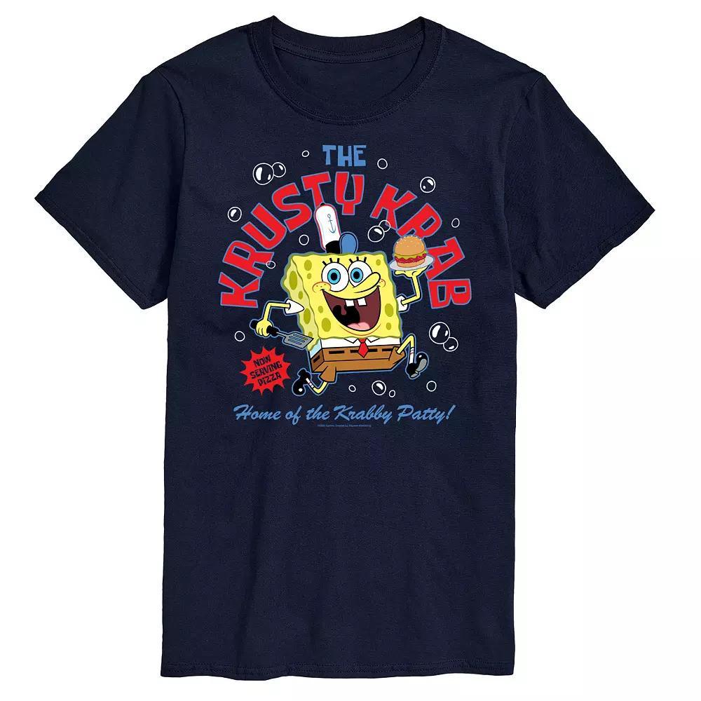 Men's Nickelodeon SpongeBob SquarePants Krusty Krab Graphic Tee, Size: Medium, Blue Product Image