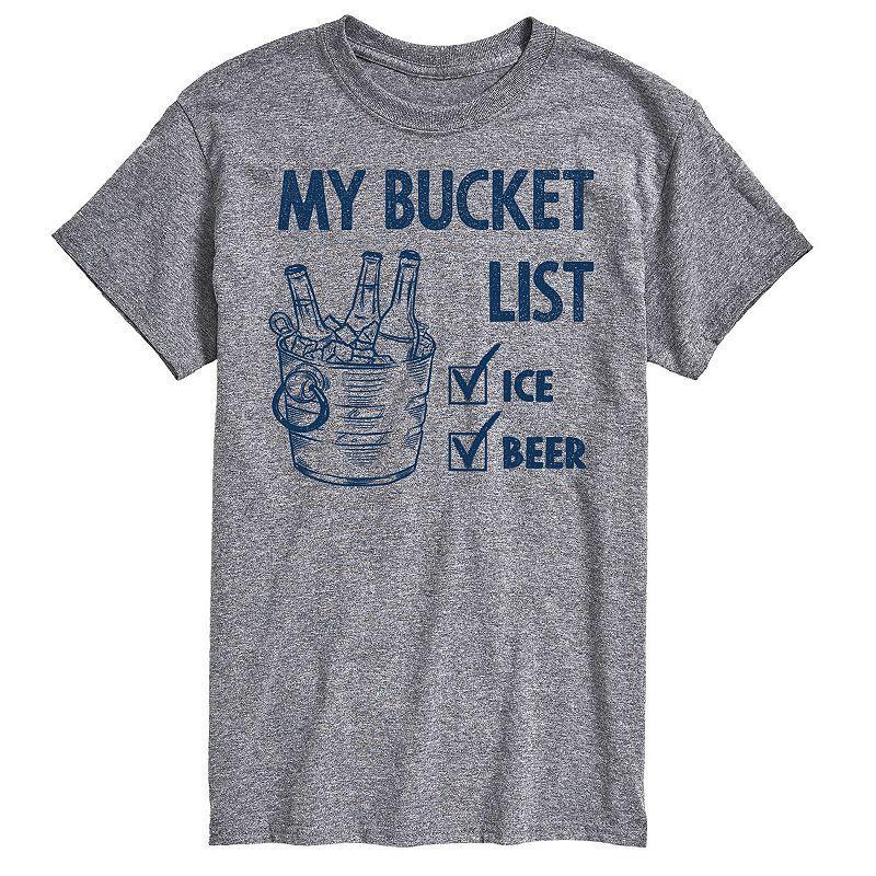 Men's Bucket List Tee, Size: Medium, Gray Product Image