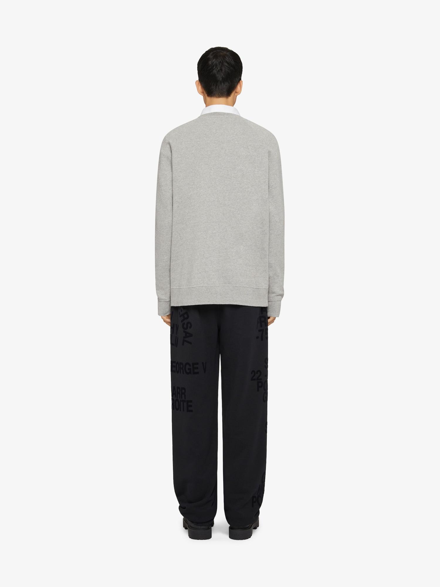 GIVENCHY jogger pants in fleece Product Image