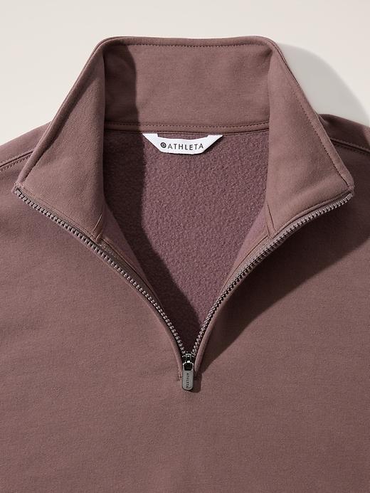 Forever Fleece 1/2 Zip High Hip Sweatshirt Product Image