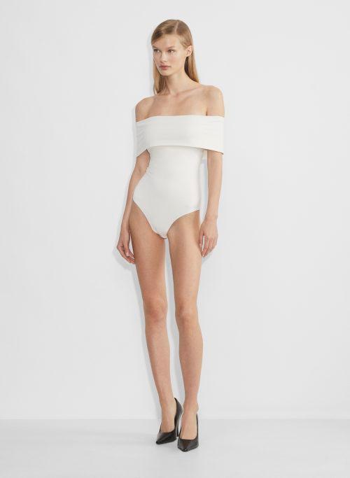 contour off-shoulder bodysuit Product Image