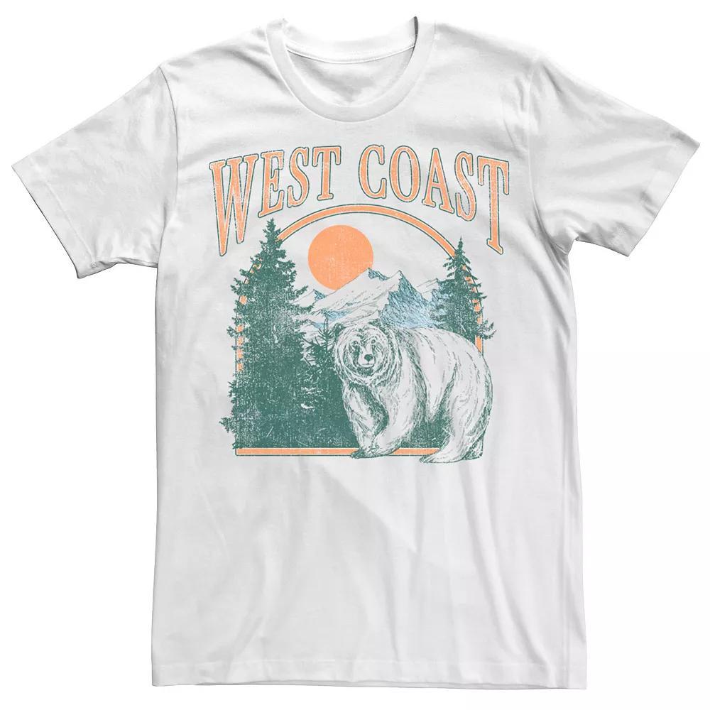 Men's West Coast Grizzly Bear Forest Landscape Tee,  Product Image