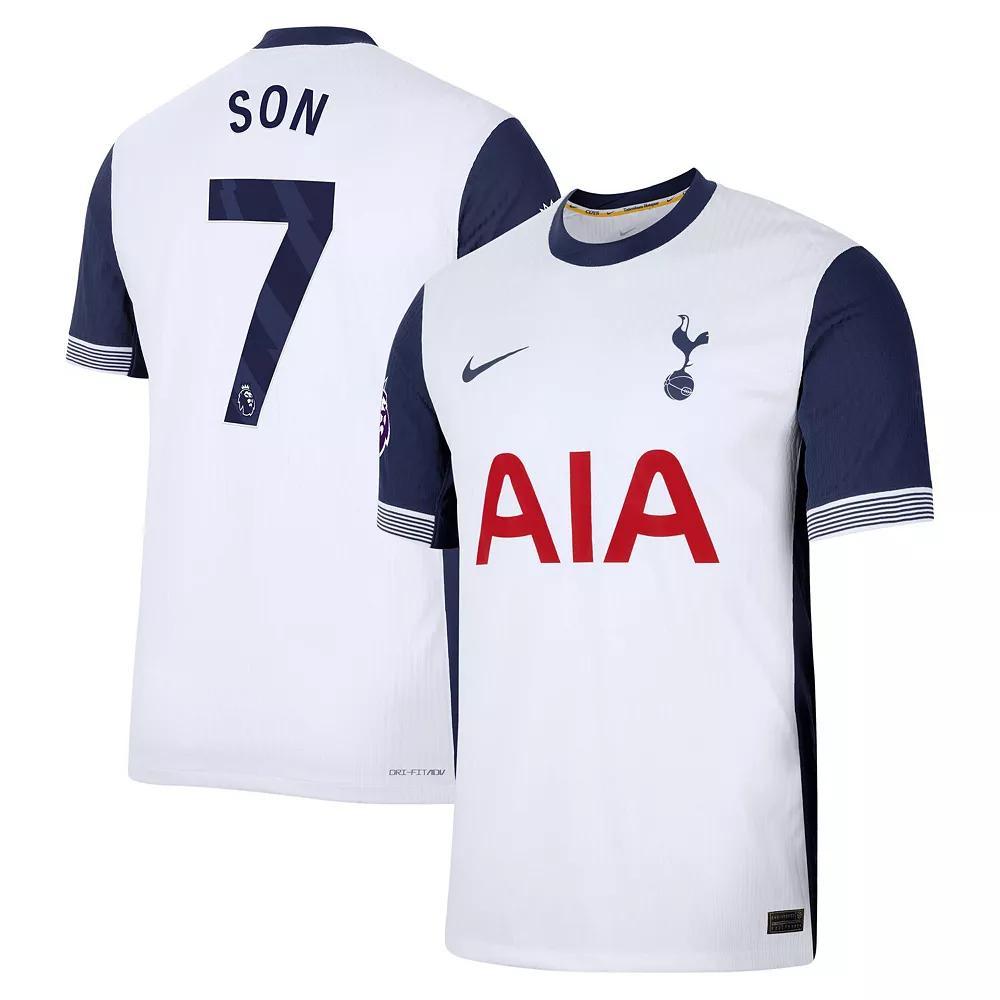 Men's Nike Son Heung-Min White Tottenham Hotspur 2024/25 Home Authentic Player Jersey, Size: Medium, Tot White Product Image