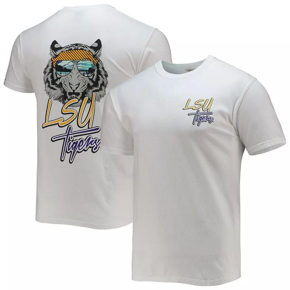 Men's White LSU Tigers Mascot Bandana T-Shirt, Size: 2XL Product Image