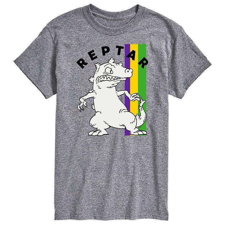 Big & Tall Rugrats Reptar Graphic Tee, Men's, Size: 4XB, Gray Product Image