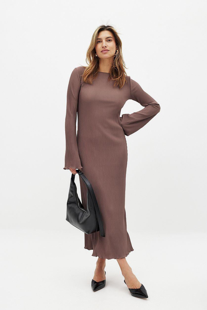 Pleated Midi Dress Product Image