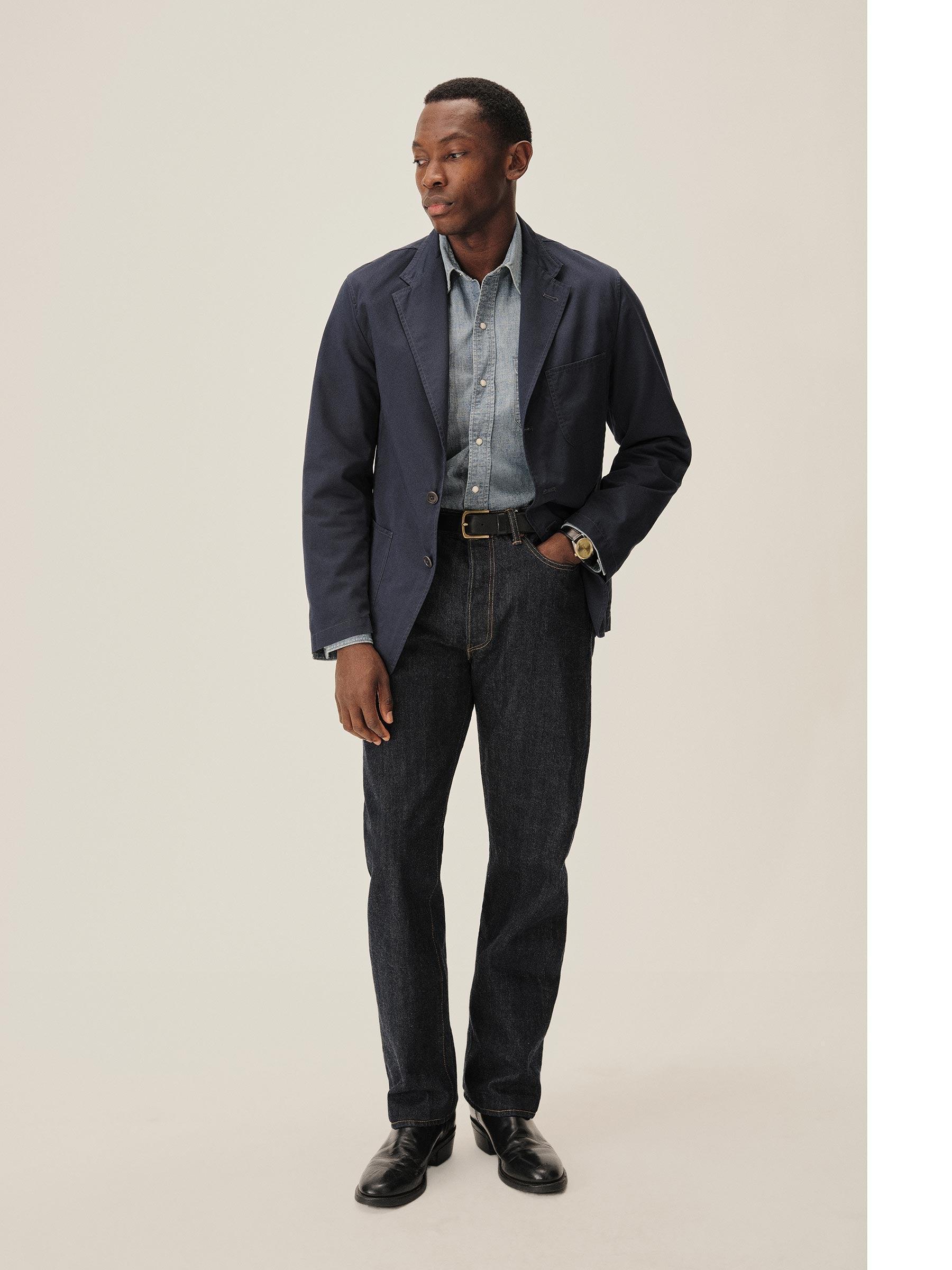 Washed Navy Tropic Twill Carry-On Jacket Product Image