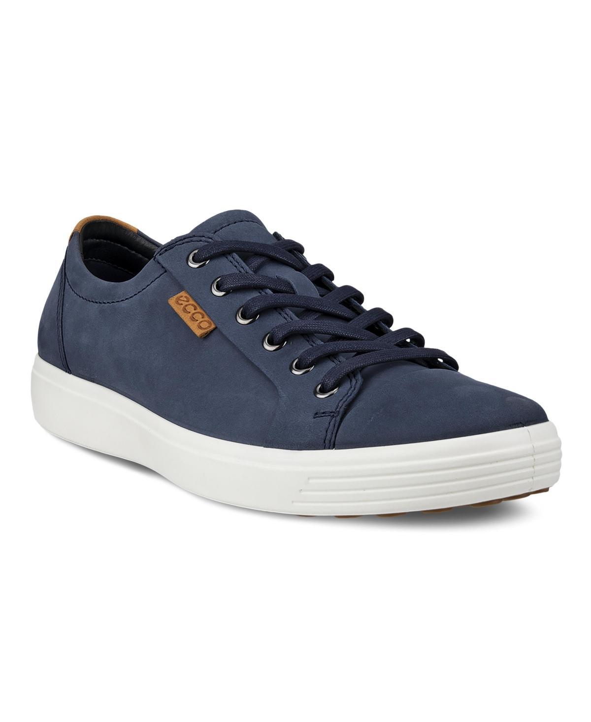 ECCO Mens Soft VII Leather Sneakers Product Image