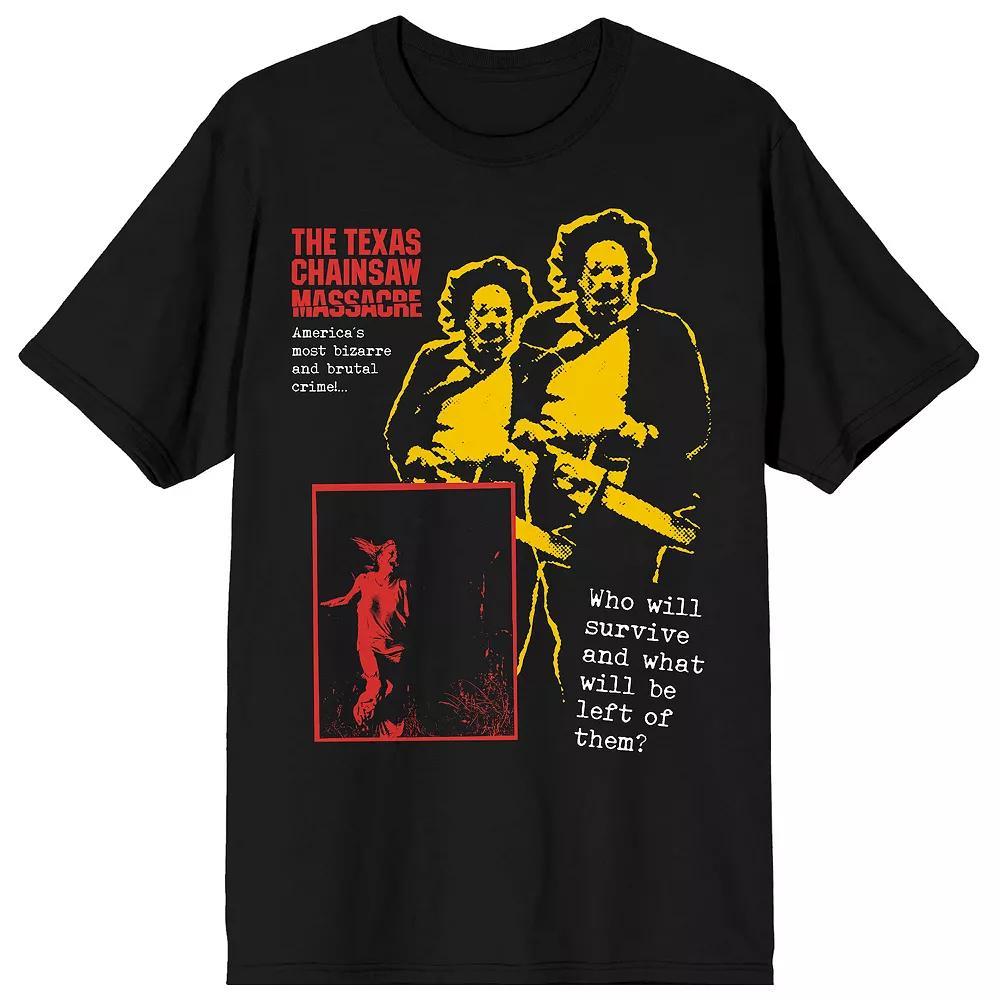 Men's Texas Chainsaw Massacre Graphic Tee, Size: XL, Black Product Image